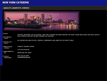 Tablet Screenshot of new-yorkcatering.com
